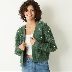 Green Cardigan